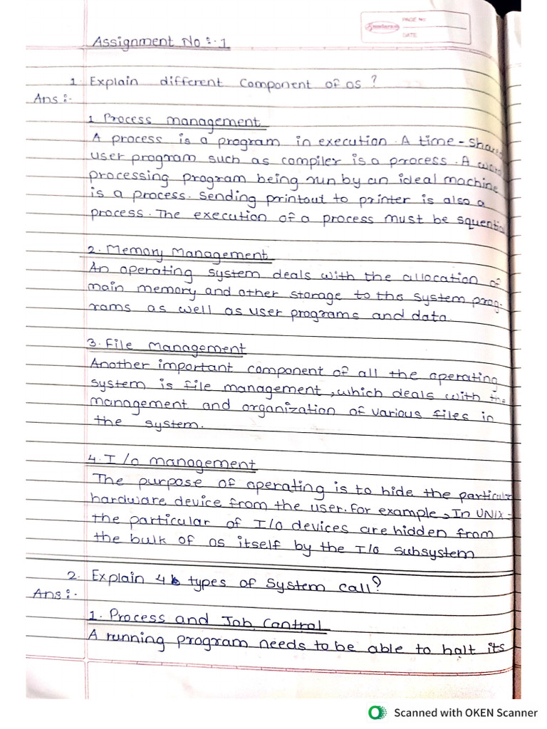 Osy Assignment | PDF