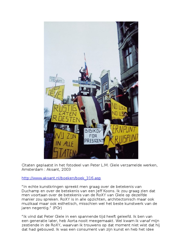 Citaten uit Peter L.M. Giele verzamelde werken