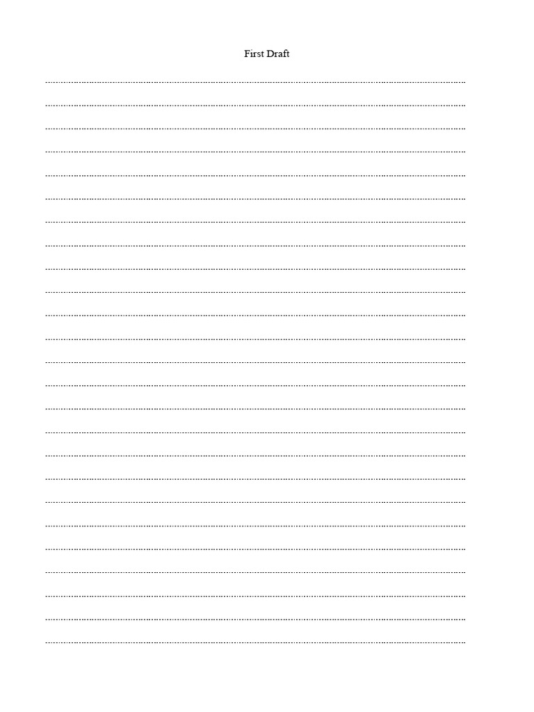 First Draft | PDF
