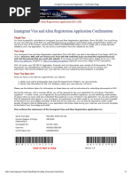DS-260 Form Sample and Confirmation | PDF | Travel Visa | International Law