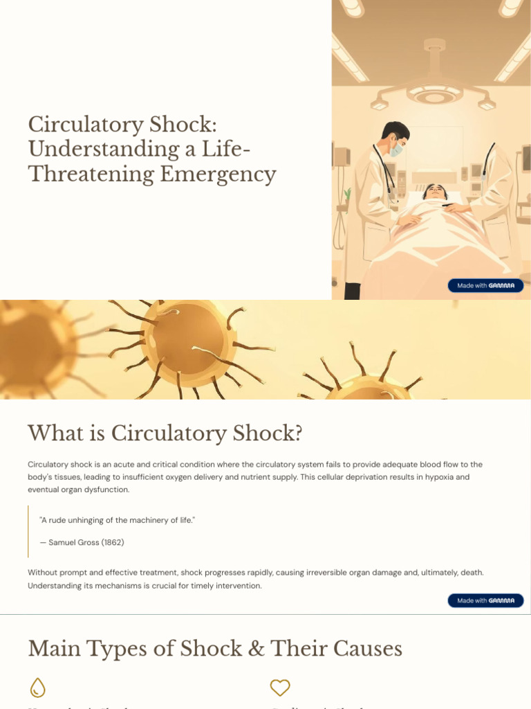 Circulatory Shock Understanding A Life Threatening Emergency | PDF ...