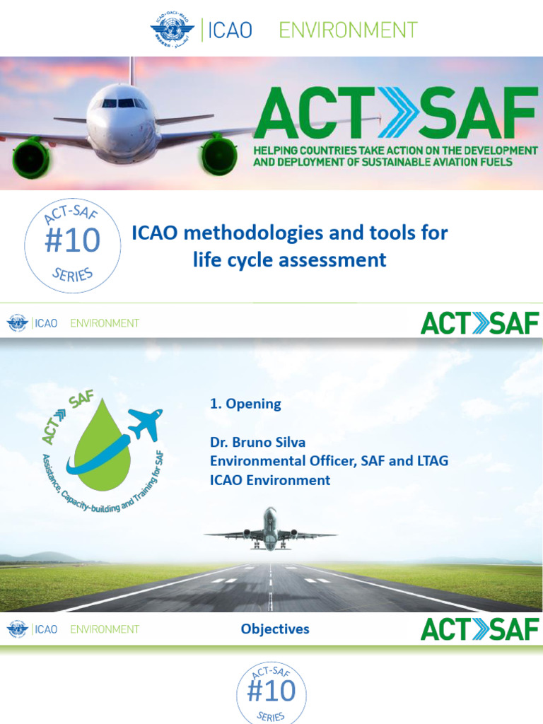 ACT-SAF Series 10 - ICAO Methodologies For Core LCA | PDF | Life Cycle ...