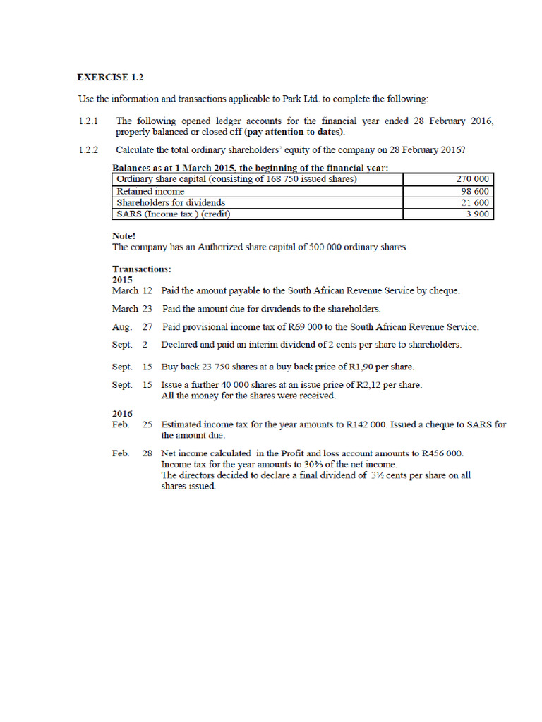 Grade 12 Test 01 Feb | PDF