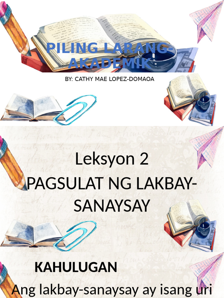 Piling Larang Lesson 2 | PDF