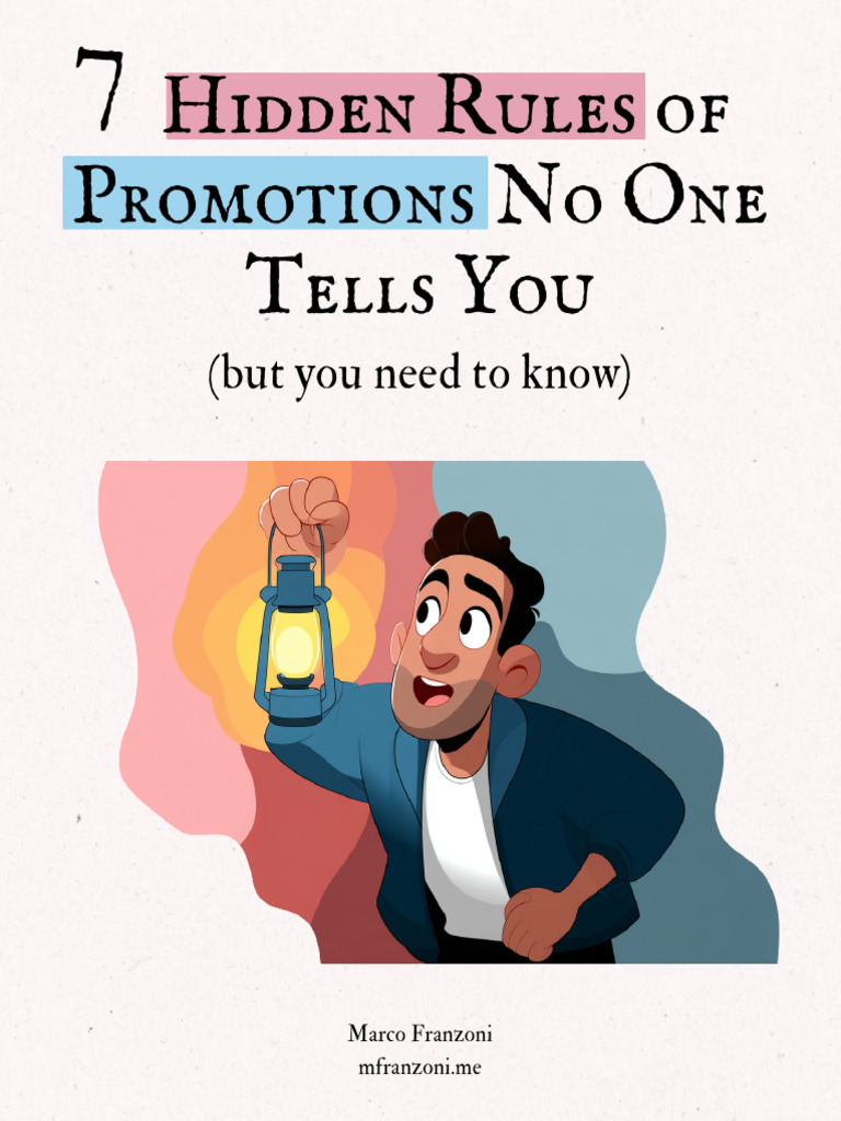 7 Hidden Rules of Promotions No One Tells You 1744869879 PDF