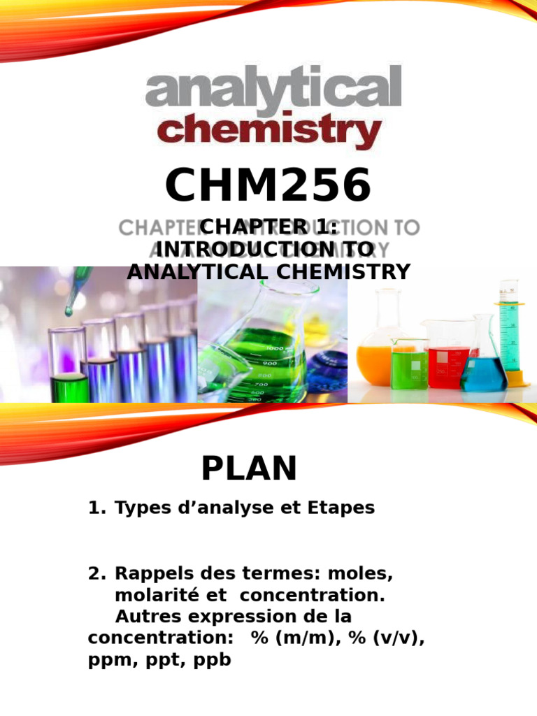 Introduction to Analytical Chemistry | PDF | Mole (Unit) | Parts Per ...