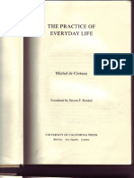 The Practice of Everyday Life M D Certeau