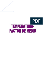 Temperatura Factor de Mediu