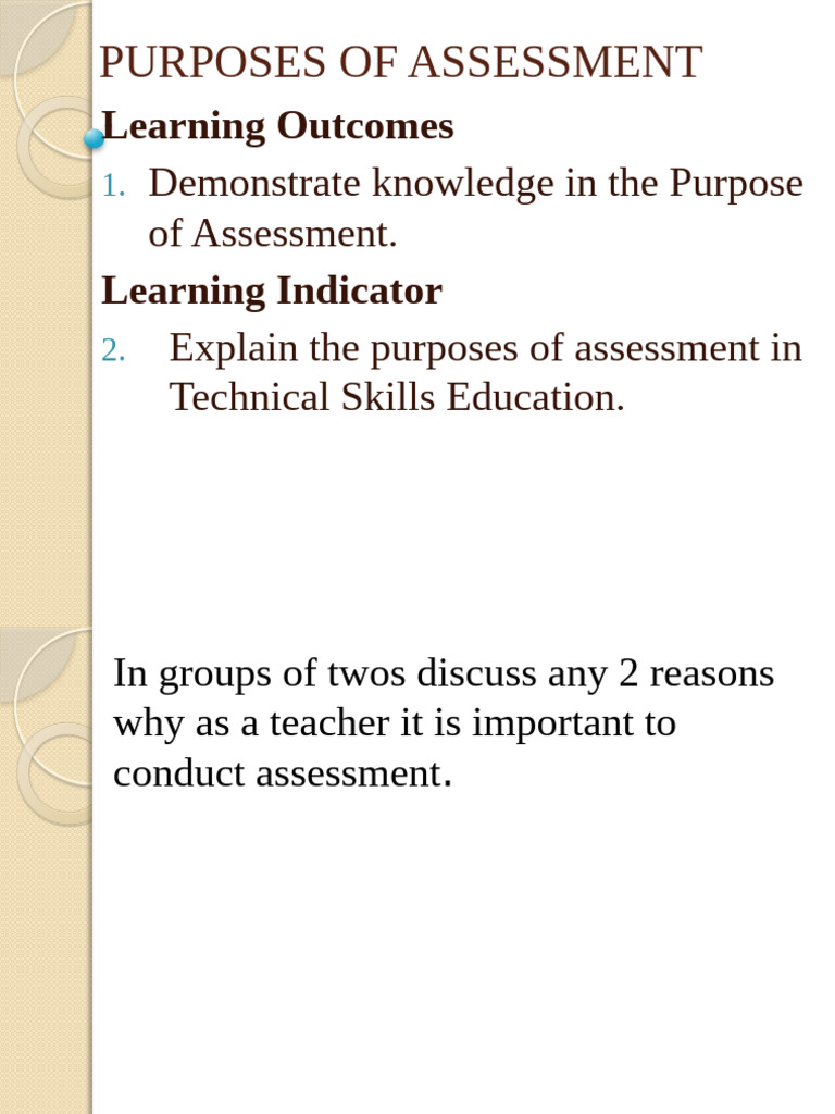 Importance of Assessment in Education | PDF | Educational Assessment ...