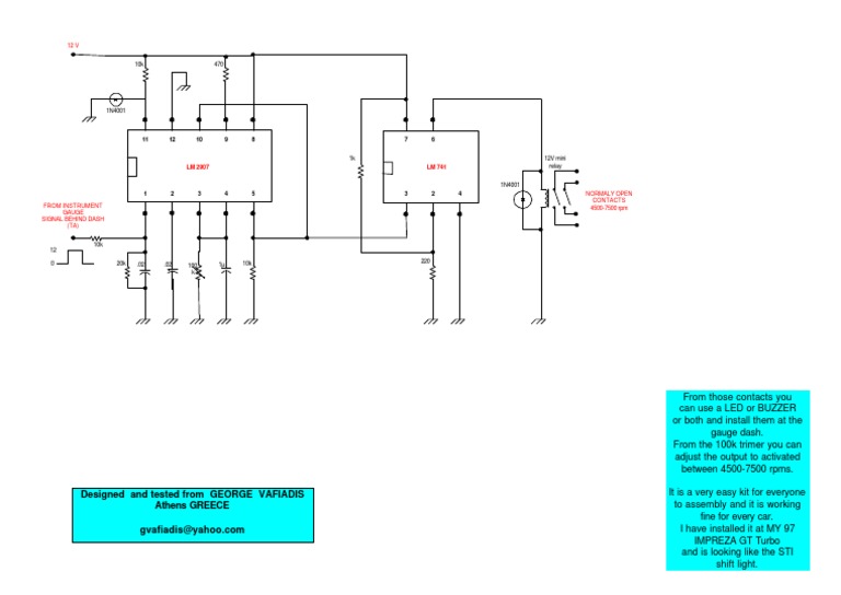 DIY Shift Light Circuit
