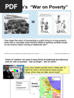 Planning Cycle -  War on Poverty