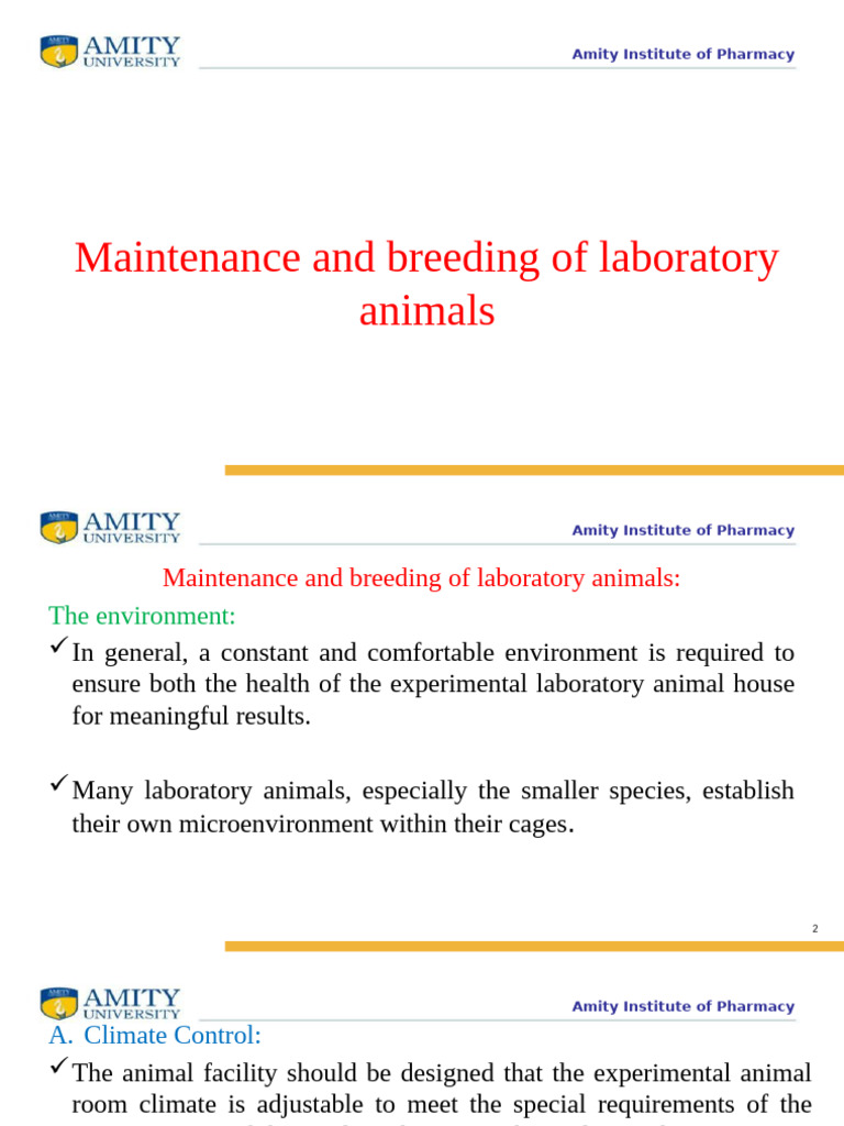 Laboratory Animal Care Guidelines | PDF | Humidity