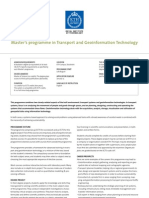 Transport and Geoinformation