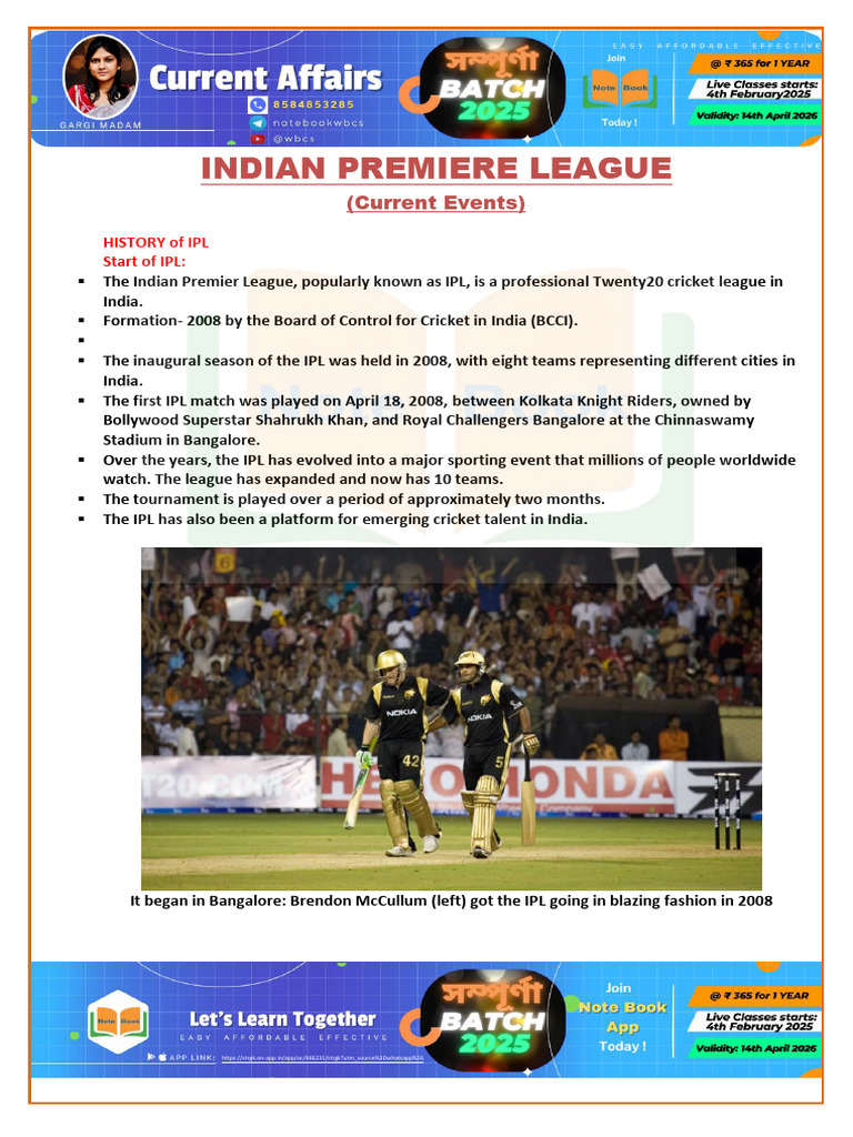 IPL 2025 Highlights and Results | PDF | Sports | Cricket