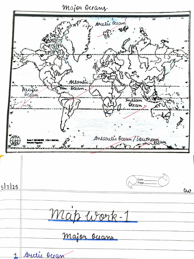 Class 9 Map Work | PDF