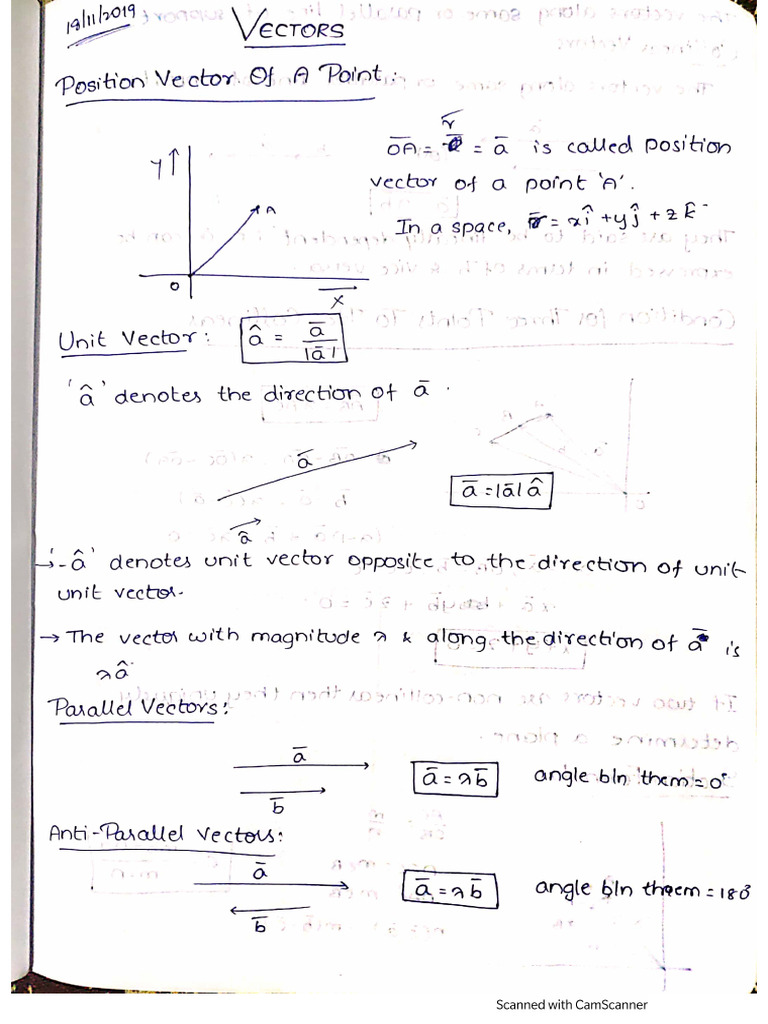 Vectors | PDF