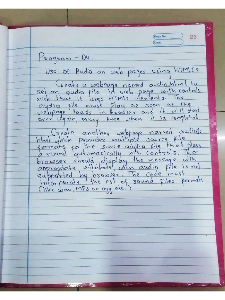Journal Program 4 To 6 2 | PDF