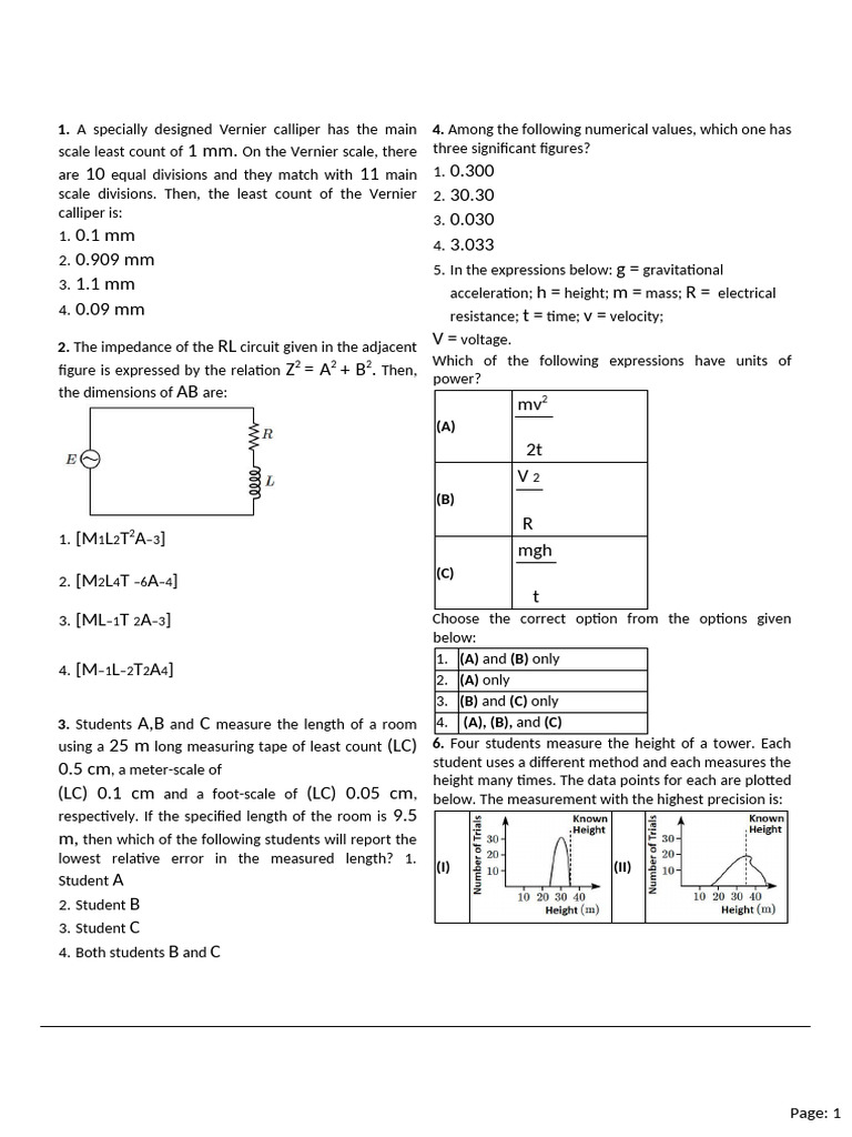 1d Test | PDF | Acceleration | Velocity