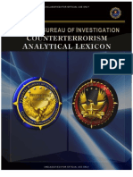 FBI Counterterrorism Analytical Lexicon