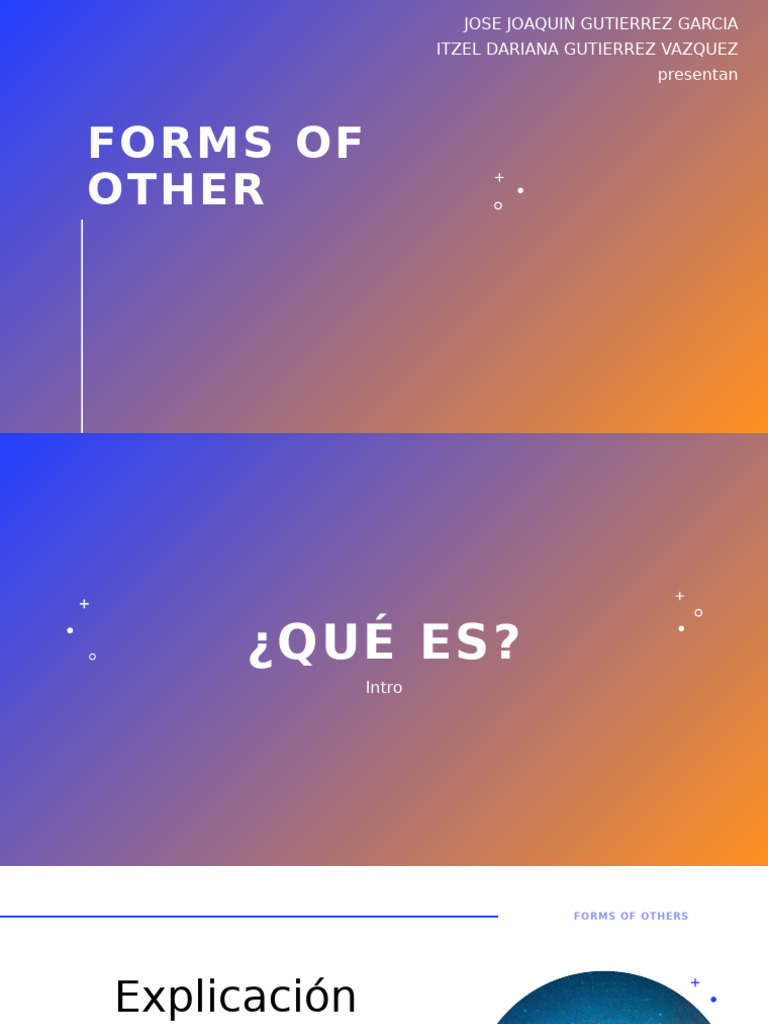 Forms of Other | PDF