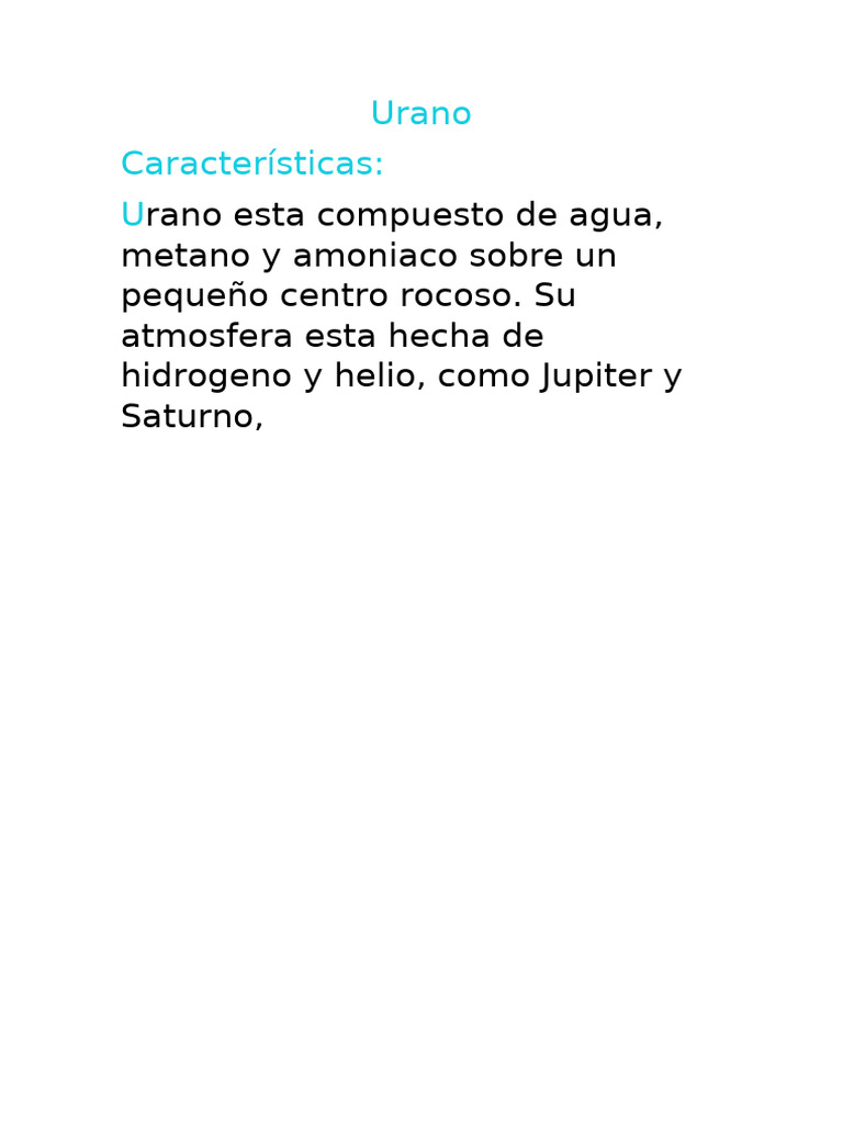 Urano | PDF