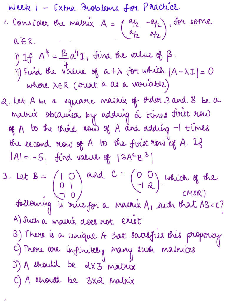 Week1 Problems | PDF
