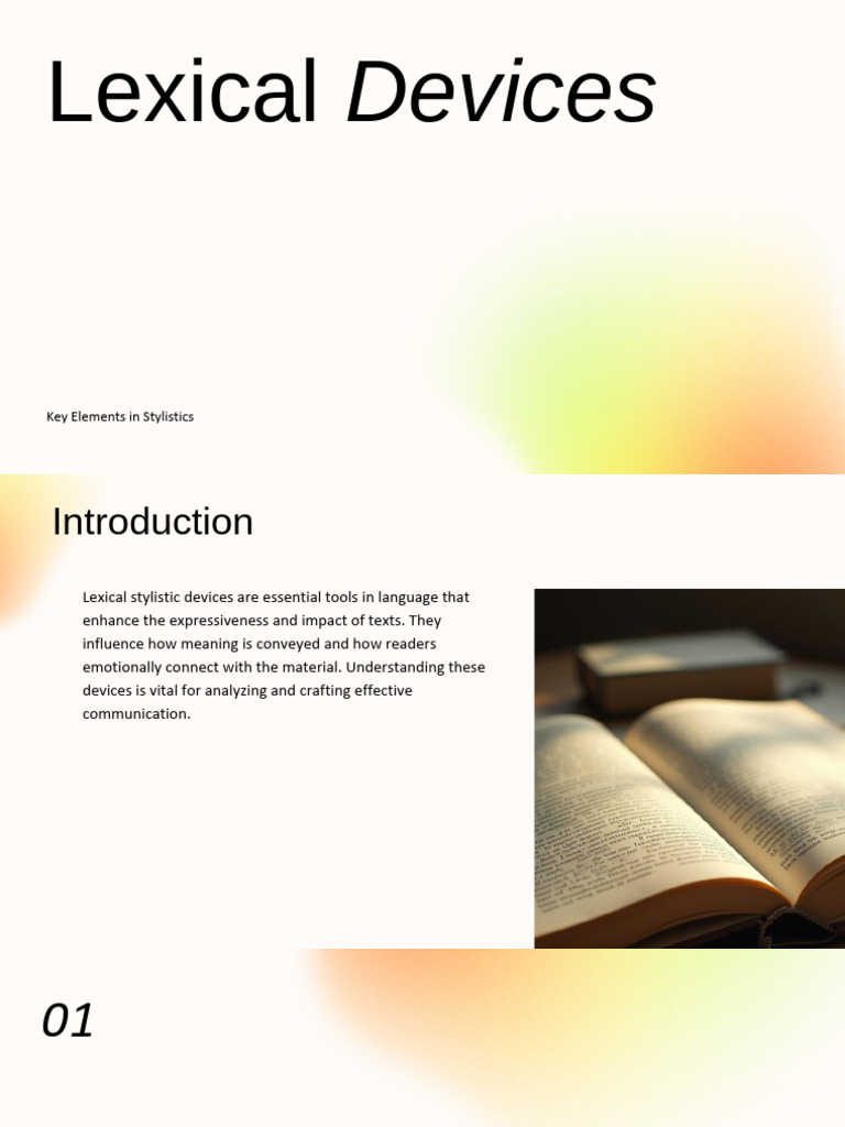 Understanding Lexical Stylistic Devices | PDF | Semantics | Linguistics