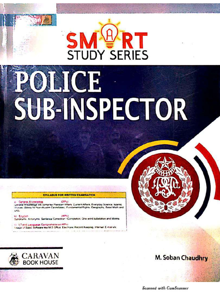 Carvan Smart Study Police Sub Inspector | PDF