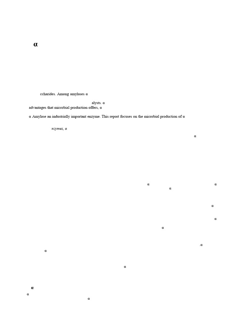 Amylase Production Purification and Application 2 | PDF | Protein ...