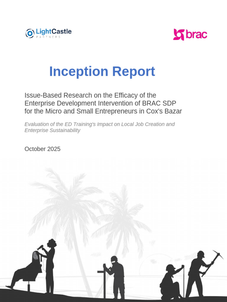 LCP - SDP Evaluation - Draft Inception Report - 6th Oct - V4 - Comments ...