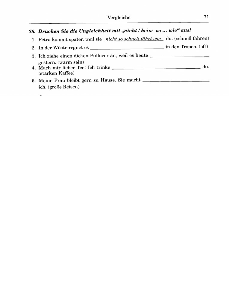 Schritte PN 2, Lektion 13, Grammatik - 4 - Komparation | PDF