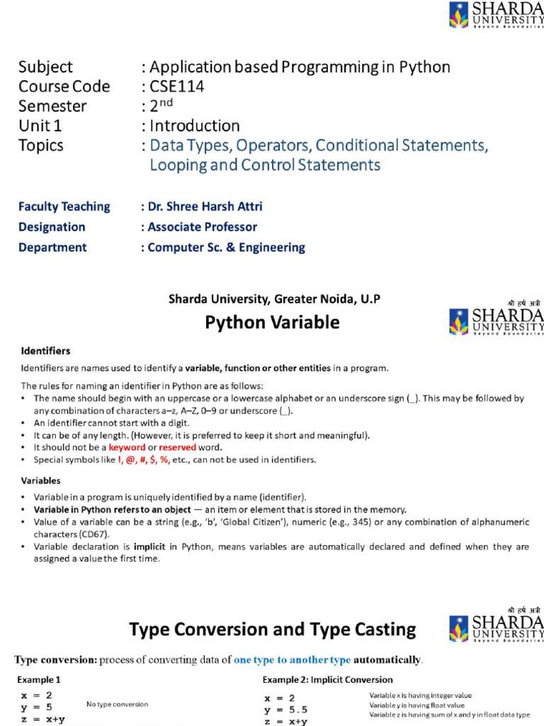 Unit 1 | PDF