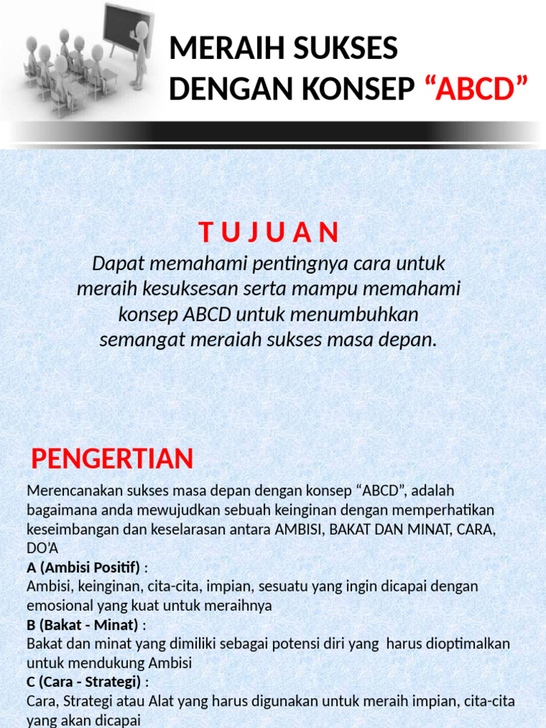 Meraih Sukses Dengan Konsep ABCD | PDF