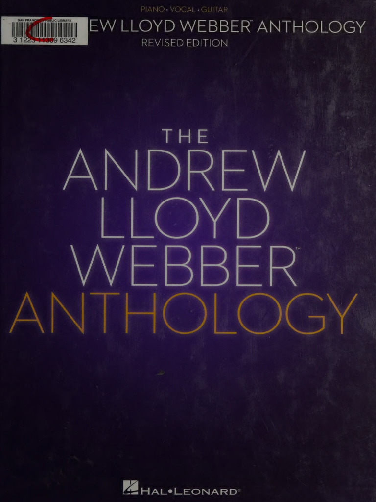 Andrew Lloyd Webber Piano-Vocal-Guitar Anthology | PDF | West End