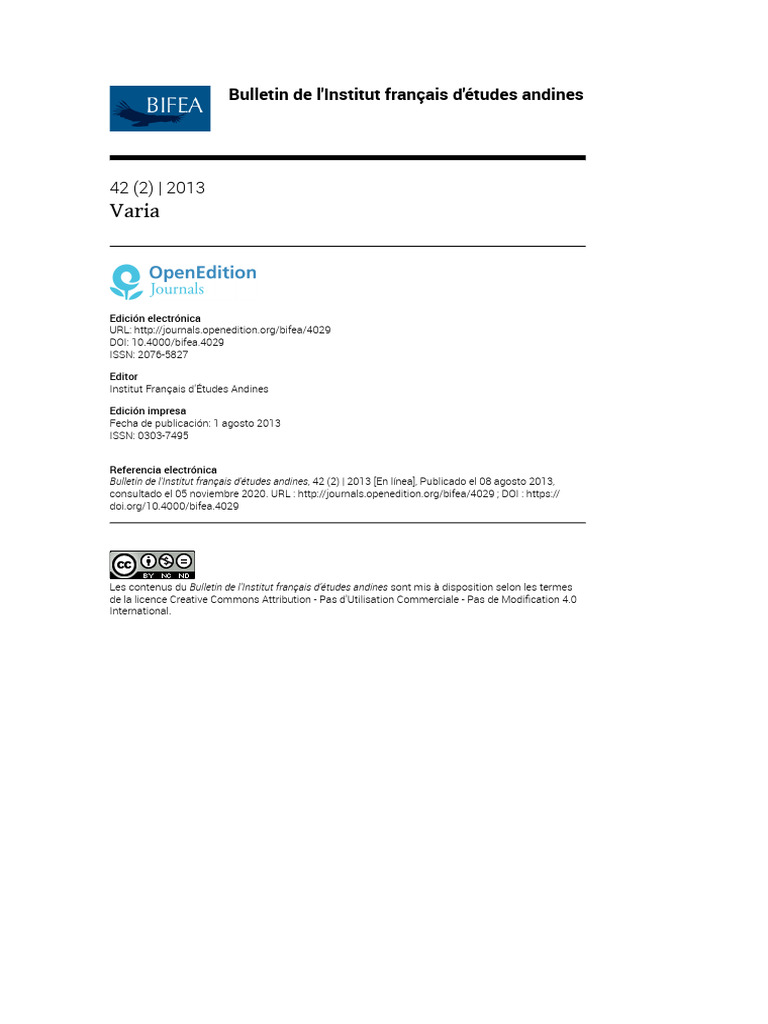 Bifea 4029 | PDF