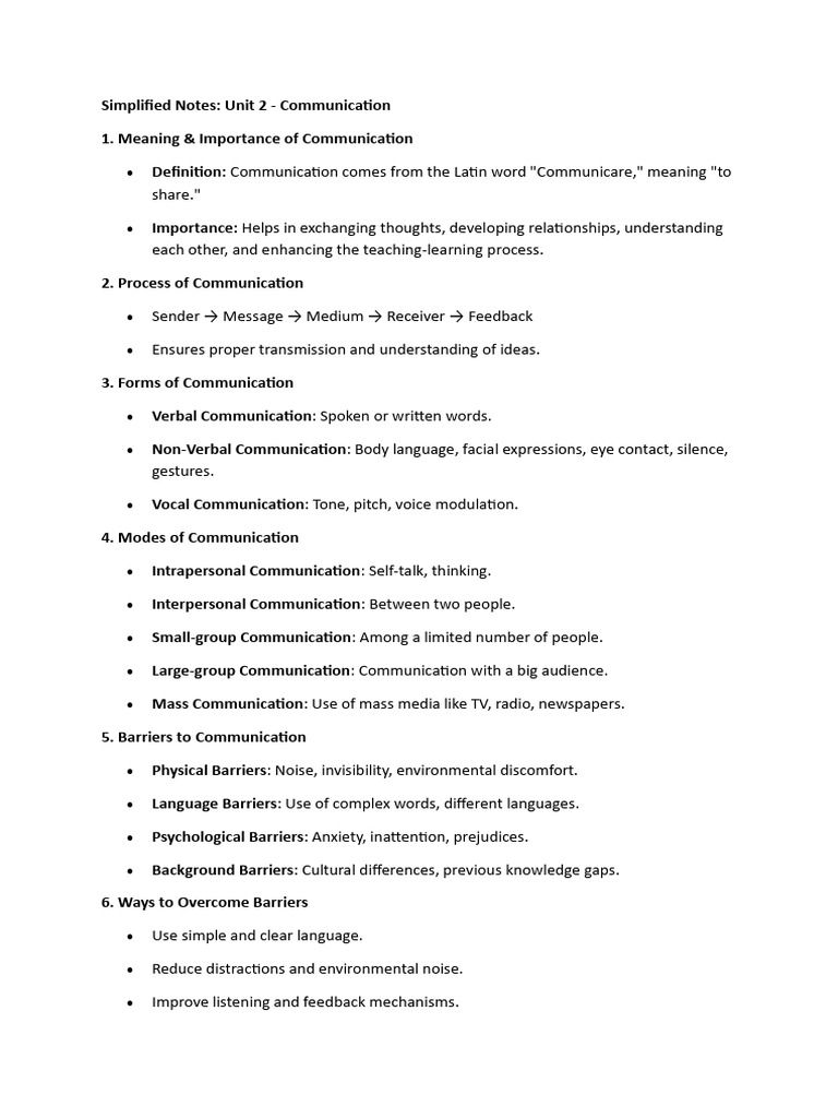 Communication Essentials: Key Concepts | PDF | Communication | Cognition
