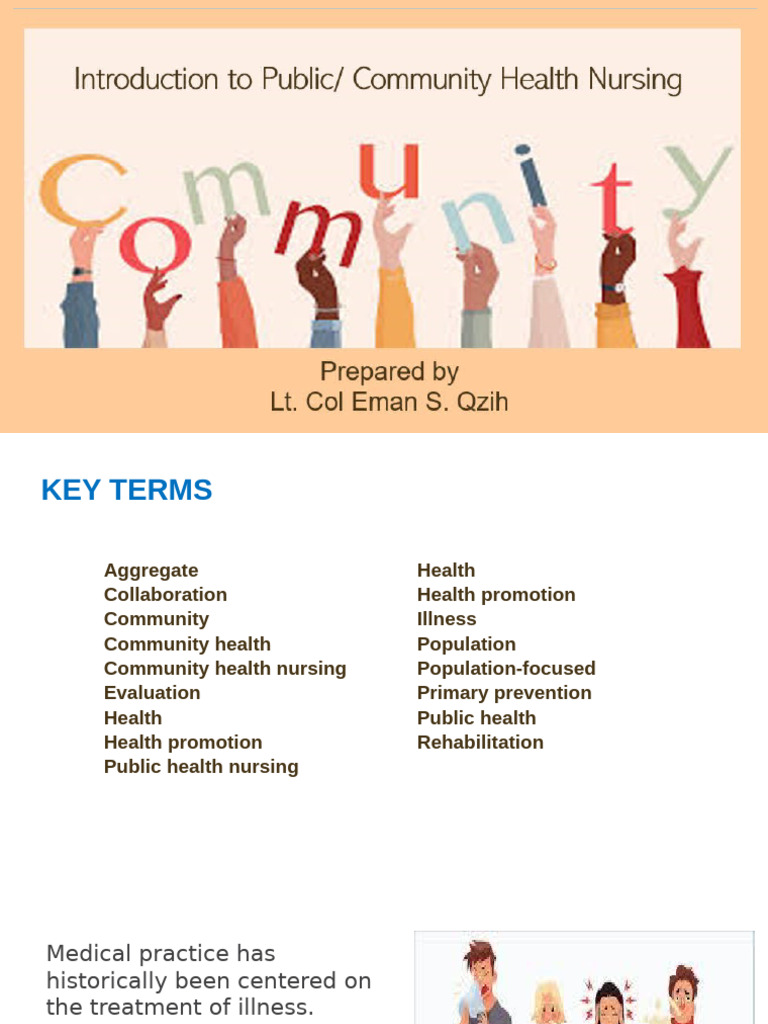 Community Health Nursing Overview | PDF | Health Care | Public Health