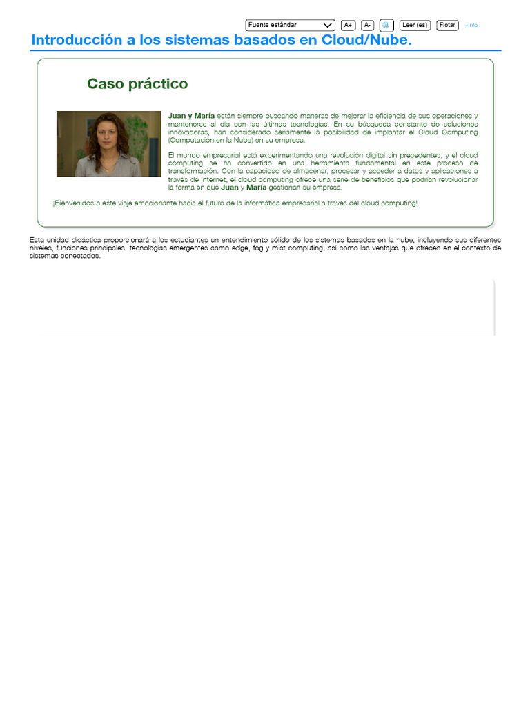 Introducción a Cloud Computing Empresarial | PDF | Computación en la ...