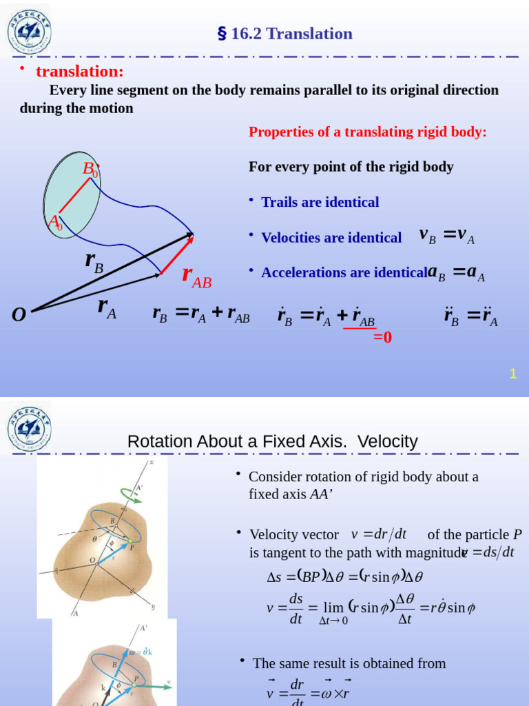 (0228-0307) Composition Motion | PDF | Acceleration | Rotation