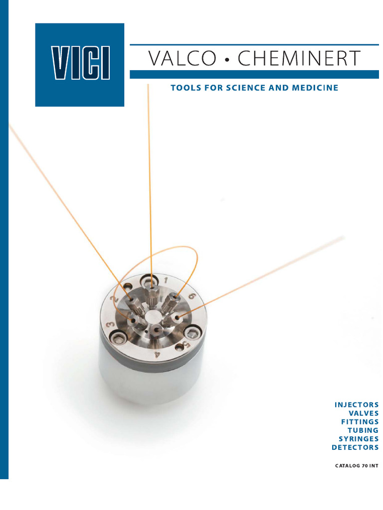 VICI Valco - Cheminert Catalog | PDF