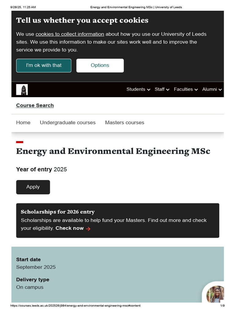 Energy and Environmental Engineering MSc | PDF | Sustainable Energy ...