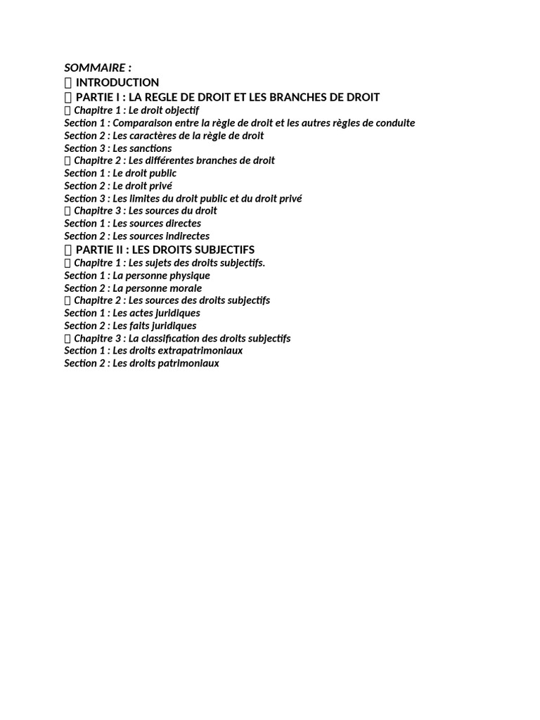 Comprendre le droit et ses branches | PDF