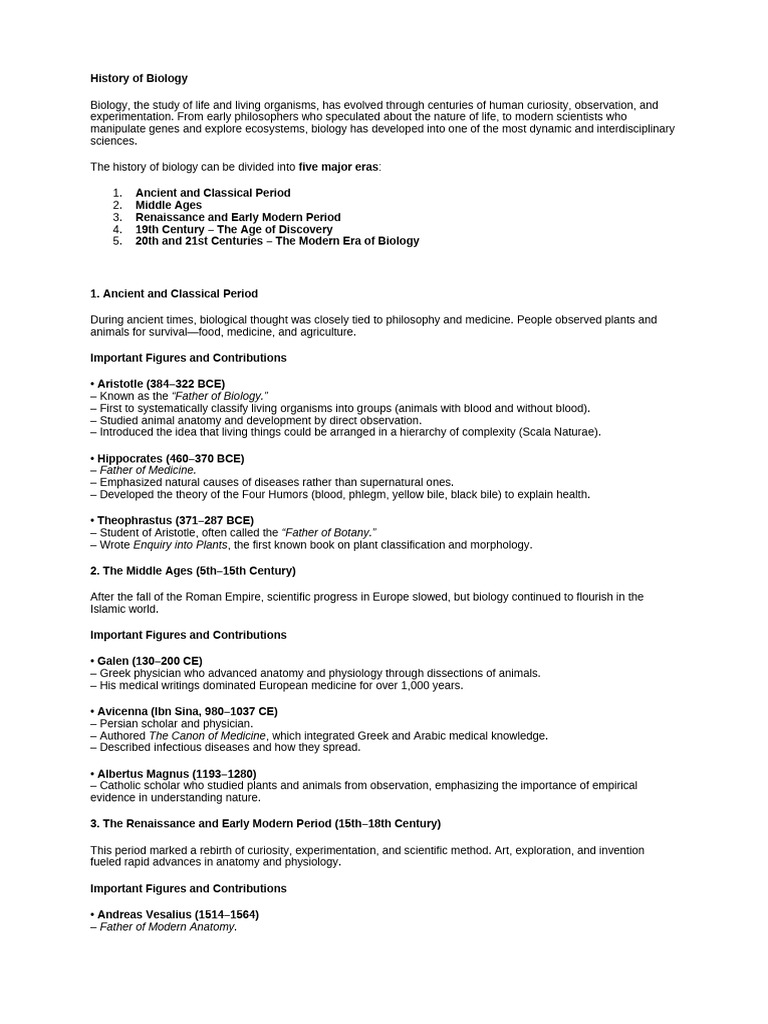 Bilogical Science Handout | PDF | Meiosis | Cellular Respiration