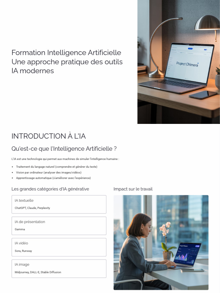Introduction aux Outils d'IA et Pratiques | PDF | Intelligence ...