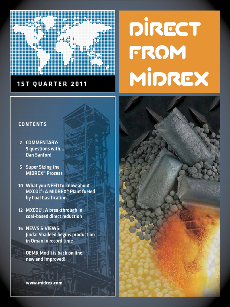 Innovations in MIDREX® Direct Reduction | PDF | Gasification | Coal