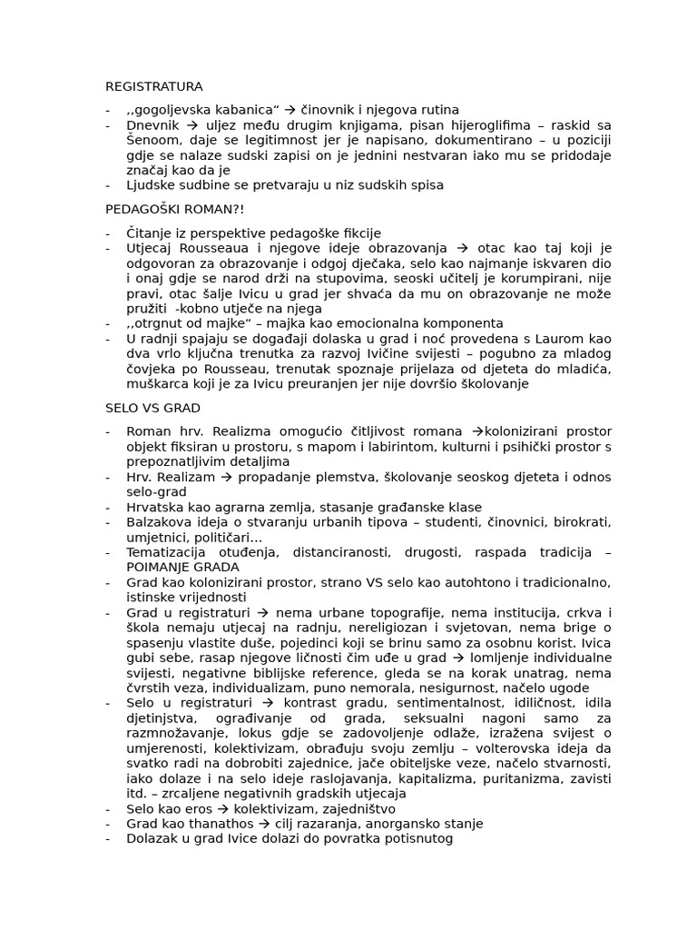 U Registraturi Izlaganje | PDF