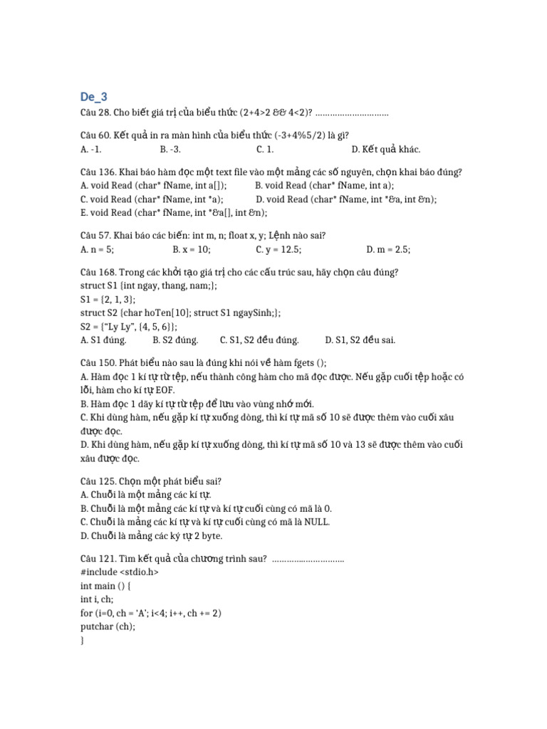 De 3 | PDF