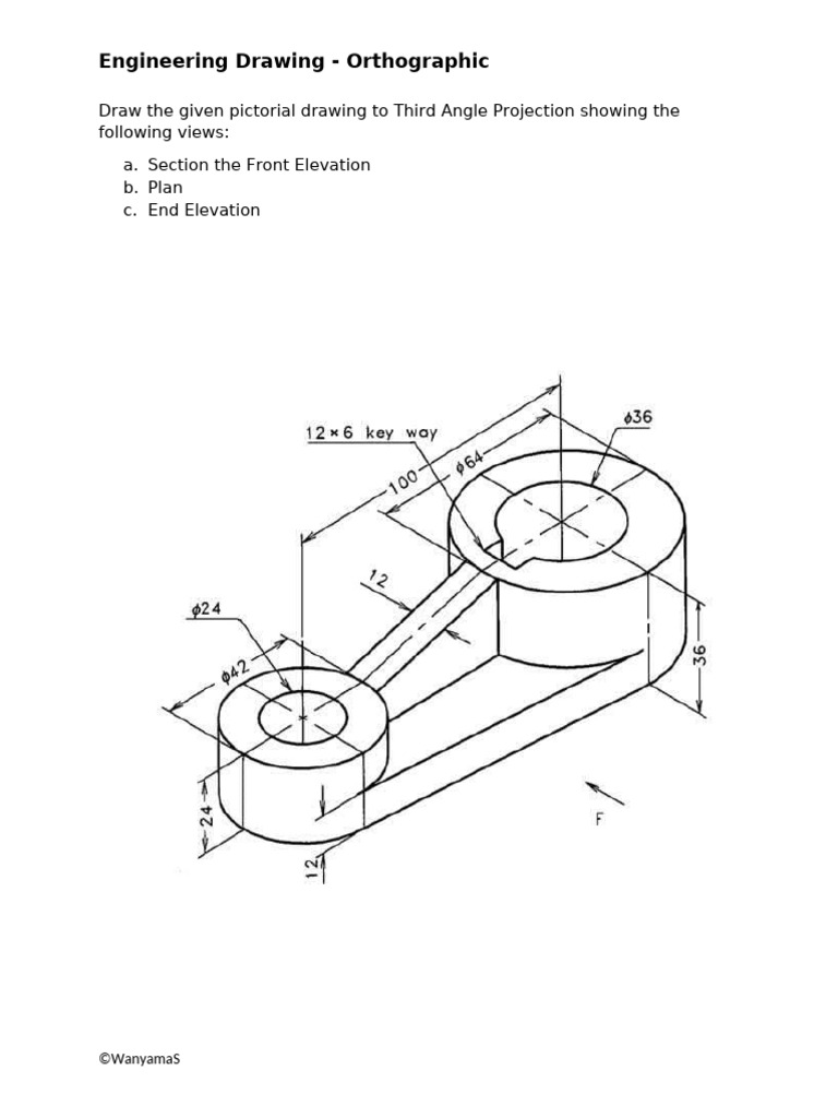 Orthographic Projection Guide | PDF
