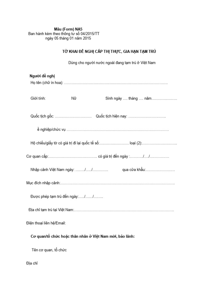 Mau NA5 | PDF
