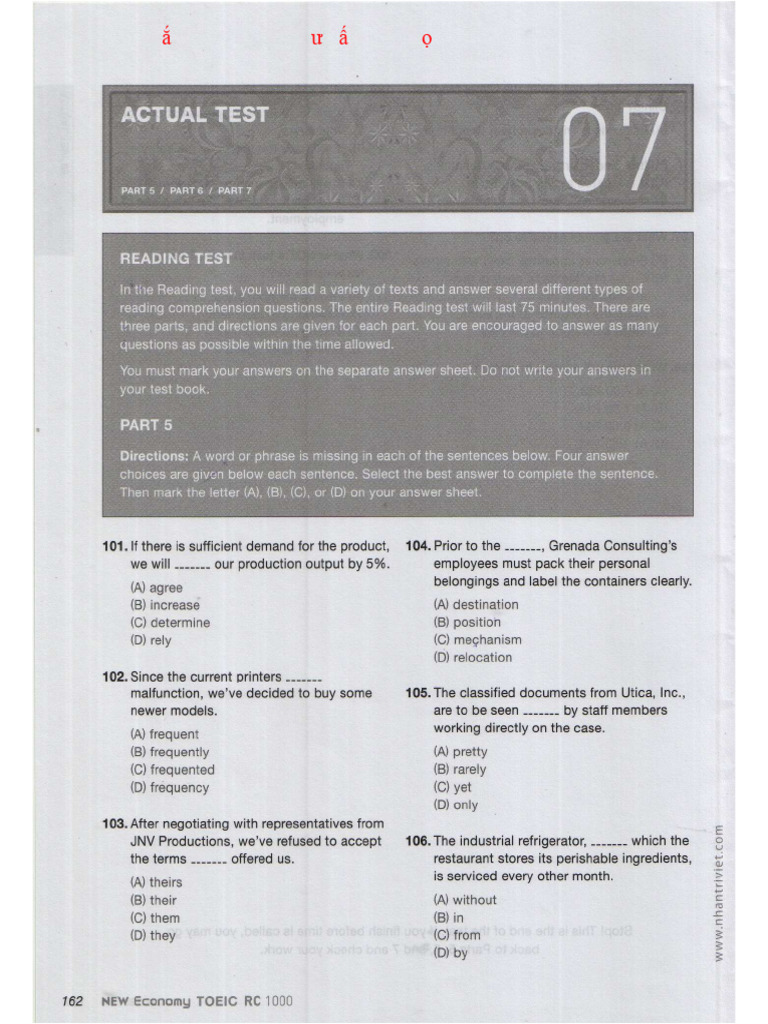 PART5 | PDF